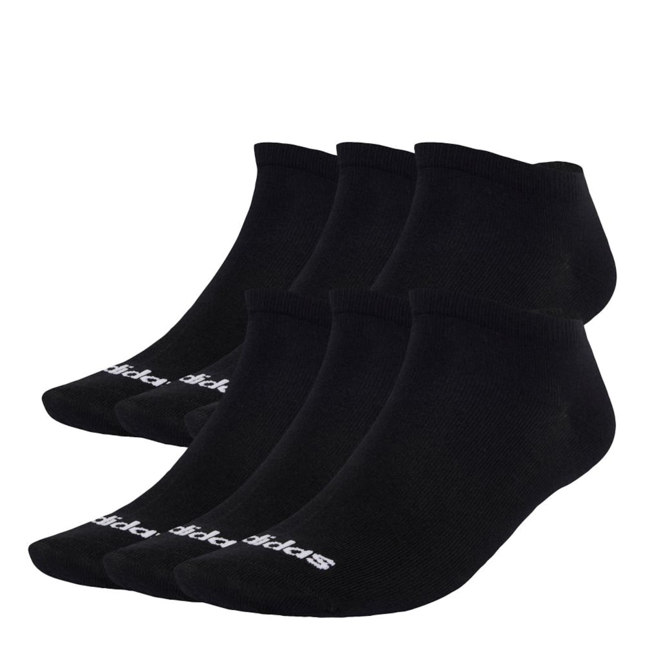6 Pares de Meias Finas Linear Ballerina Adidas Unissex